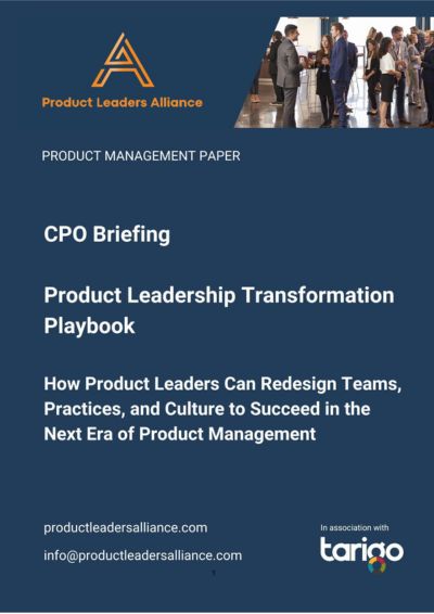 CPO Briefing: Product Leadership Transformation Playbook cover image